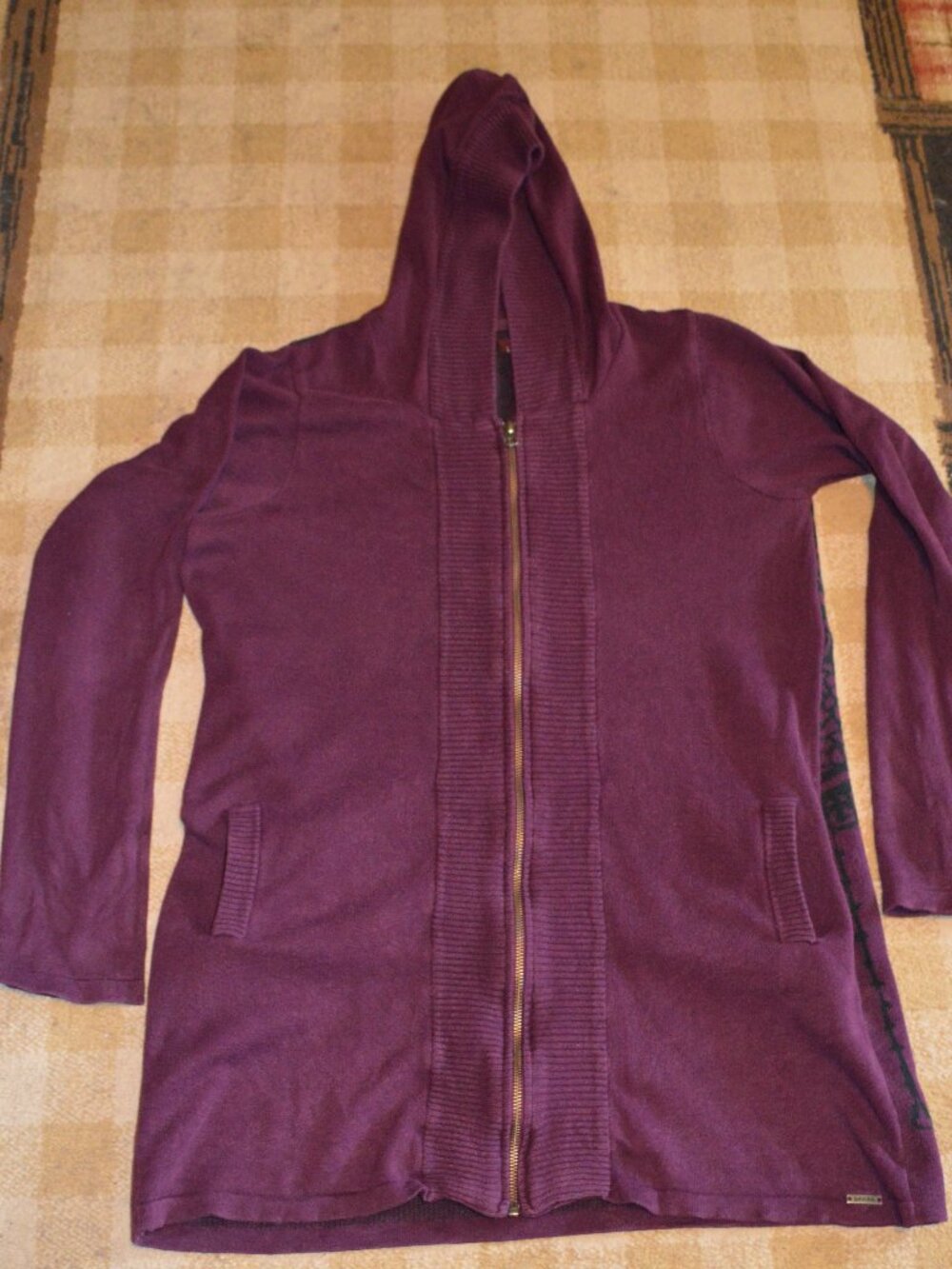 Prana Misha Hooded Duster Women's Size Large